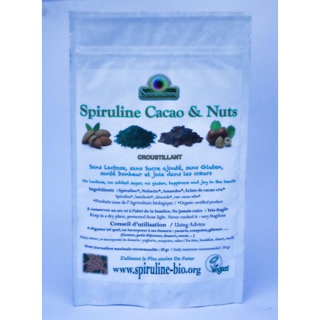 Spiruline Cacao & Nuts 1 kg