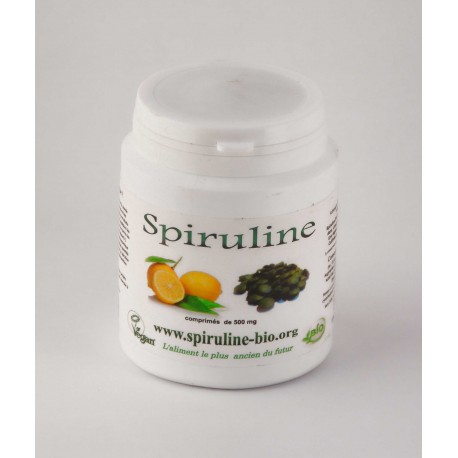 Spiruline Bio Comprimés à l'Orange Douce 100 gr